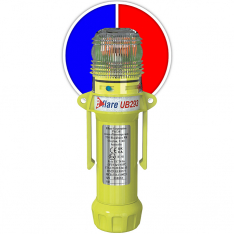 PIP 939-UB293-R-B, Eflare, E-Flare Beacon, Blue, 8", 8" Safety & Emergency Beacon, Alternating Red/B