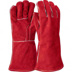 PIP 9400, Ironcat®, Superior Grade Split Cowhide Leather Welder's Glove with Cotton Lining, Hand Pr