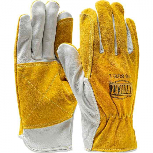 PIP 9416-M, Ironcat®, Premium Grade Top Grain Cowhide Leather Drivers Glove with Split Cowhide Back
