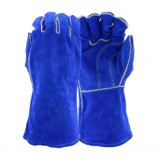 PIP 945, Ironcat®, Premium Grade Split Cowhide Leather Welder's Glove with Cotton Lining, Hand Prot