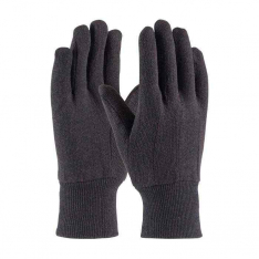 PIP 95-806, PIP®, Economy Weight Polyester/Cotton Jersey Glove - L & XL, Fabric Work Gloves, Brown,