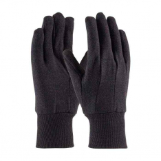 PIP 95-808, PIP®, Regular Weight Polyester/Cotton Jersey Glove - Men's, Fabric Work Gloves, Brown, 