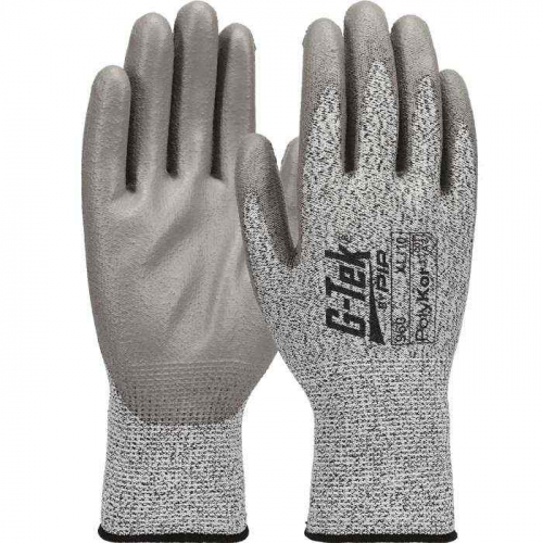 PIP 960-XS, PIP®, Seamless Knit PolyKor® Blended Glove with Polyurethane Coated Flat Grip on Palm 
