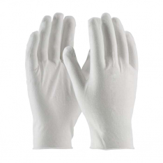 PIP 97-500-10, CleanTeam®, Premium, Light Weight Cotton Lisle Inspection Glove with Unhemmed Cuff -