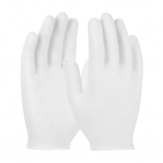 PIP 97-501H, CleanTeam®, Premium, Light Weight Cotton Lisle Inspection Glove with Overcast Hem Cuff