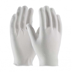 PIP 97-510, CleanTeam®, Economy, Light Weight Cotton Lisle / Polyester Inspection Glove with Unhemm
