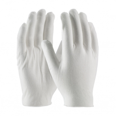 PIP 97-520, CleanTeam, Medium Weight Cotton Lisle Inspection Glove with Unhemmed Cuff - Men'S, CE