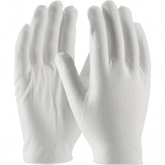 PIP 97-520, CleanTeam®, Medium Weight Cotton Lisle Inspection Glove with Unhemmed Cuff - Men's, CE 