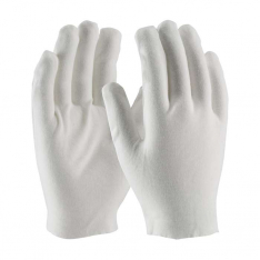 PIP 97-540, CleanTeam®, Heavy Weight Cotton Lisle Inspection Glove with Unhemmed Cuff - Men's, CE G