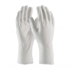PIP 97-540-12, CleanTeam®, Heavy Weight Cotton Lisle Inspection Glove with Unhemmed Cuff - 12, CE G