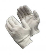 PIP 97-541H, CleanTeam®, Heavy Weight Cotton Lisle Inspection Glove with Overcast Hem Cuff - Ladies