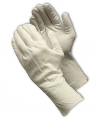 PIP 97-541-12, CleanTeam®, Heavy Weight Cotton Lisle Inspection Glove with Unhemmed Cuff - 12, CE G