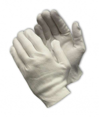 PIP 97-541, CleanTeam®, Heavy Weight Cotton Lisle Inspection Glove with Unhemmed Cuff - Ladies', CE