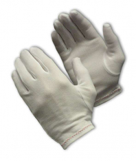 PIP 98-701, CleanTeam®, Heavy Weight Stretch Nylon Inspection Glove with Zig-Zag Stitched Rolled He