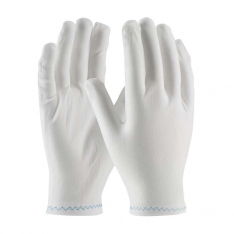 PIP 98-702, CleanTeam®, Stretch Nylon Inspection Glove with Zig-Zag Stitched Rolled Hem - 9, CE Glo