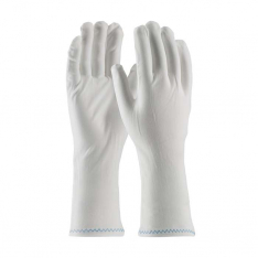 PIP 98-702-12, CleanTeam®, Stretch Nylon Inspection Glove with Zig-Zag Stitched Rolled Hem - 12, CE