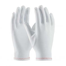 PIP 98-713, CleanTeam®, Regular Weight Stretch Nylon Inspection Glove with Zig-Zag Stitched Rolled 
