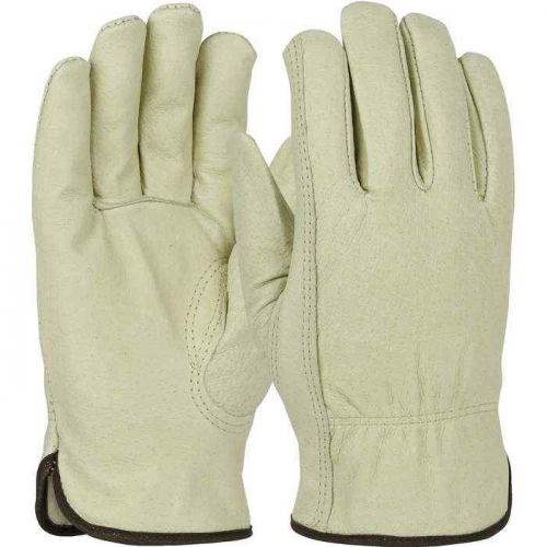 PIP 994KP-S, PIP®, Top Grain Pigskin Leather Drivers Glove with Natural Thermal Lining - Keystone T
