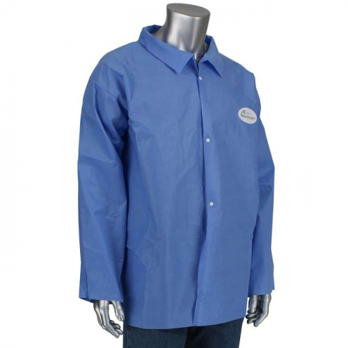 PIP BC3817-M, Posi-Wear® M3™, PosiWear M3 Lab Coat - No Pockets- 50 gsm Discontinued- Limited Qua
