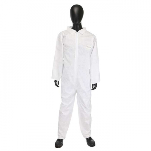 PIP C3800-XXXL, Posi-Wear® M3™, PosiWear M3 - Basic Coverall 50 gsm, Disposable Clothing, White, 