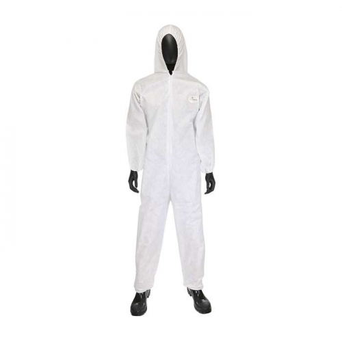 PIP C3806-XL, Posi-Wear® M3™, PosiWear M3 Coverall with Hood, Elastic Wrists & Ankles 50 gsm, Dis
