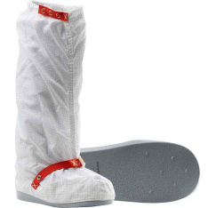 PIP CB293-65WH-L, Uniform Technology™, C3 ISO 4 (Class 10) Cleanroom Boot, Reusable Clothing, Whit
