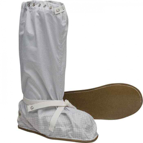 PIP CBPIN8C2-89WH-L, Uniform Technology™, Disctek 2.5 Grid ISO 4 (Class 10) Cleanroom Boot, Reusab