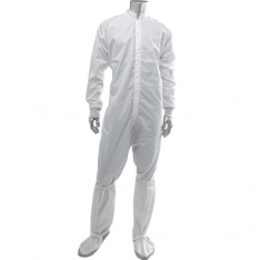 PIP CC1245-68WH-2XL, Uniform Technology™, Maxima ESD ISO 4 (Class 10) Cleanroom ESD Coverall, Reus
