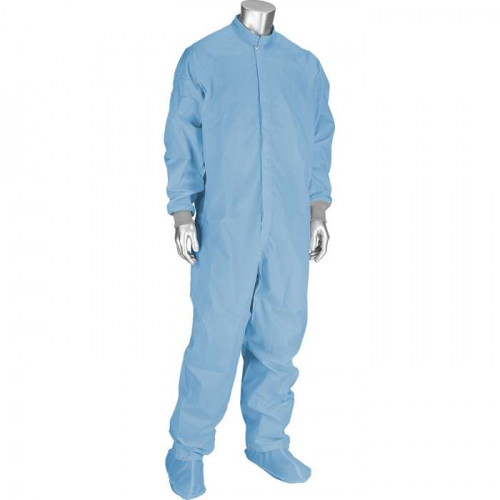 PIP CCRC-89LB-M, Uniform Technology™, Disctek 2.5 ISO 4 (Class 10) Cleanroom Coverall, Reusable Cl