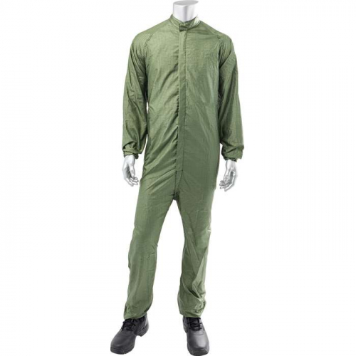 PIP CCRE4NX-96SG-L, Uniform Technology™, ChemArc 5 Coverall - 5 Cal/cm2, Reusable Clothing, Sage G