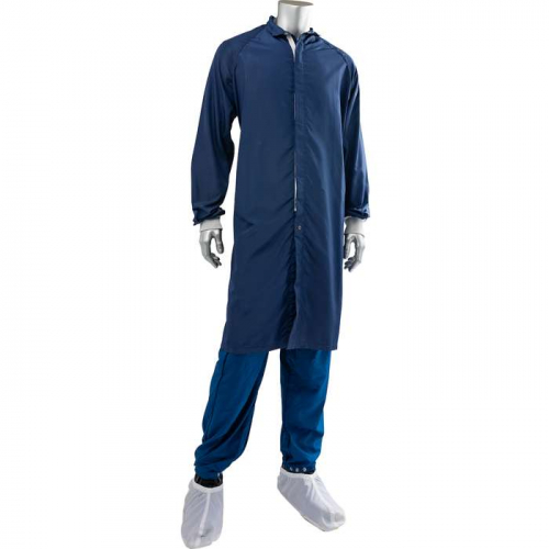 PIP CFRZC-65NV-XL, Uniform Technology™, C3 ISO 4 (Class 10) Cleanroom Frock, Reusable Clothing, Na
