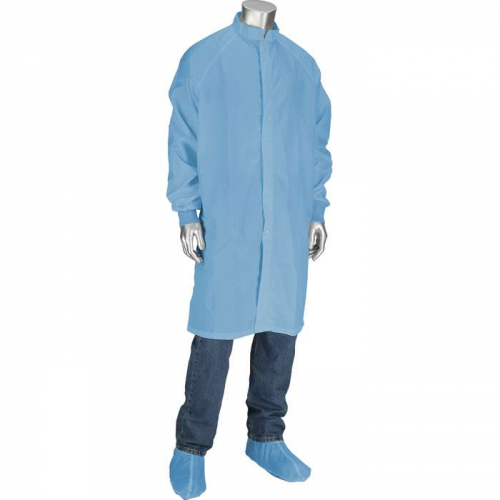 PIP CFRZC-74LB-4XL, Uniform Technology™, Altessa Grid ISO 5 (Class 100) Cleanroom Frock, Reusable 