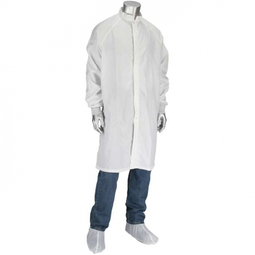 PIP CFRZC-74WH-2XL, Uniform Technology™, Altessa Grid ISO 5 (Class 100) Cleanroom Frock, Reusable 
