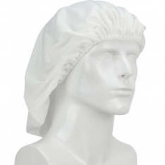 PIP CHB-75WH-O-S, Uniform Technology™, Tricot 21 Bouffant Cap, Reusable Clothing, White, 21