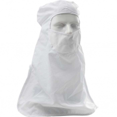 PIP CHPIN2-65WH-2XL, Uniform Technology™, C3 ISO 4 (Class 10) Cleanroom Hood with Built-in Face Ma
