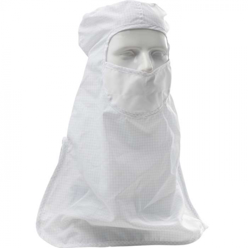 PIP CHPIN2-65WH-S, Uniform Technology™, C3 ISO 4 (Class 10) Cleanroom Hood with Built-in Face Mask