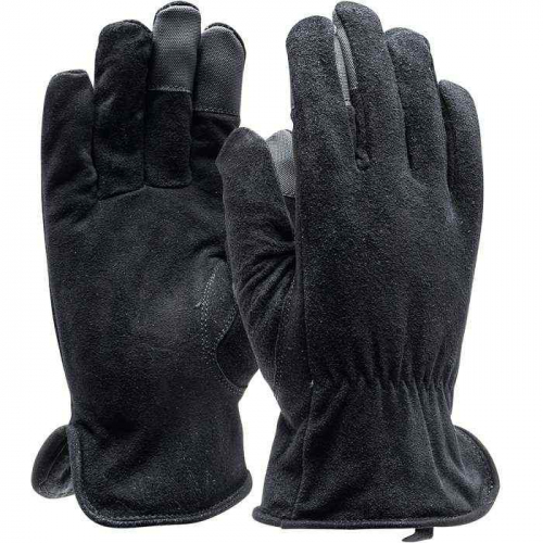 PIP CO-008-M, PIP®, Courier™ Suede Leather Insulated Glove, Protection From Cold, Black, M