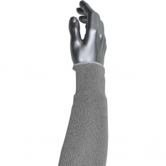PIP CS7LGY-22AC, Claw Cover®, Single-Ply HPPE / Steel Blended Sleeve with Antimicrobial Fibers, Cut