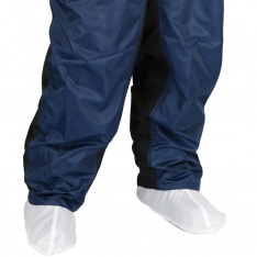 PIP CSC-60WH-2XL, TAFFETA SHOE COVER WHITE WITH ADJUSTABLE SNAPS,2XL