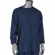 PIP HSCTM3-48NV-2XL, Uniform Technology™, Microdenier ESD Sitewear Top, Reusable Clothing, Navy, 2