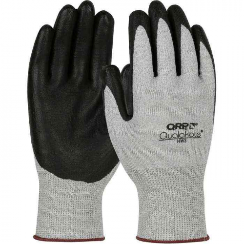 PIP HWS-2X, QRP® Qualakote®, Seamless Knit Nylon/Carbon Fiber with Nitrile Foam Grip, CE Gloves, G