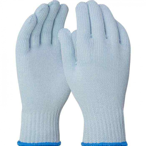 PIP IM2270T-S, PIP ECO Series™, Medium Weight Seamless Knit Cotton/Recycled Polyester Glove - Blue