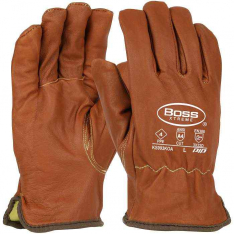 PIP KS993KOA-2XL, Boss® Xtreme, AR Top Grain Goatskin Leather Drivers Glove with Oil Armor™ Finis
