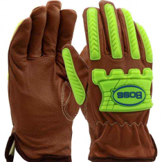 PIP KS993KOAB-2XL, Boss® Xtreme, AR Top Grain Goatskin Leather Drivers Glove with Oil Armor™ Fini