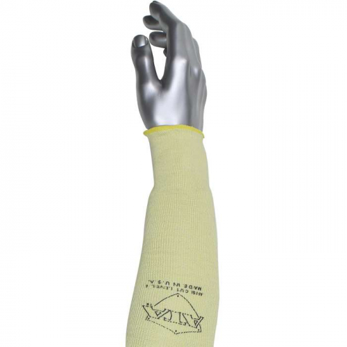 PIP MSATAC-18, Kut Gard®, Single-Ply ATA® Blended Sleeve with Cotton Plating, Cut Resistant Sleeve