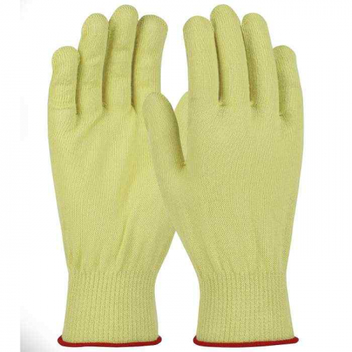 PIP MTW13-XL, Kut Gard®, Seamless Knit Aramid Glove - Light Weight, Cut Resistant Gloves, Yellow, X