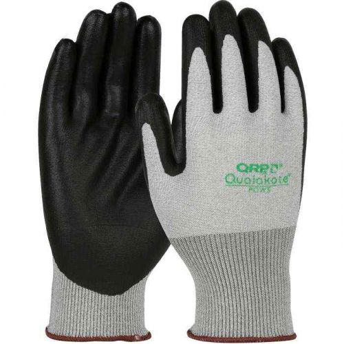 PIP PDWS-2X, QRP® Qualakote®, Seamless Knit Nylon/Carbon Fiber with Nitrile Foam Grip, CE Gloves, 