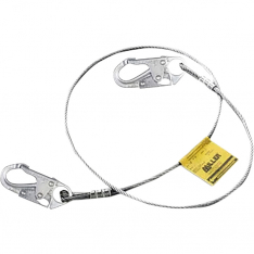 PIP 207LS-Z7-3FTG, Miller, Lanyard 1/4 In Air Cbl Lck Sp