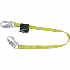 PIP 213WLS-Z7-3FTYL, Miller, Lanyard 1 In Web Lck Snaps ANSI