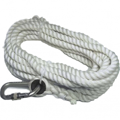 PIP 194R-5-100FTWH, Miller, Lanyard 5/8" Dac. W/Carabiner